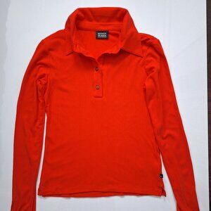 Scotch & Soda Orange Long Sleeve Top